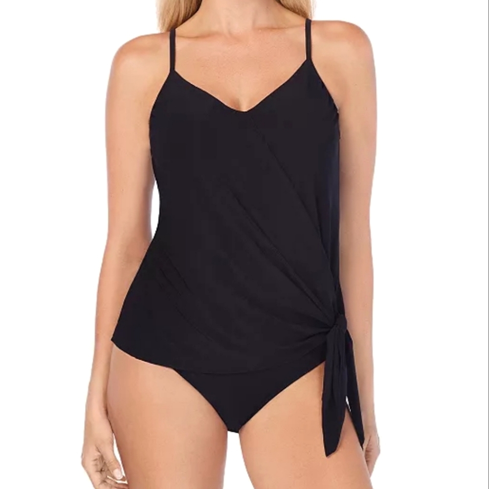 Alex Side-Tie Underwire Tankini Size 22W